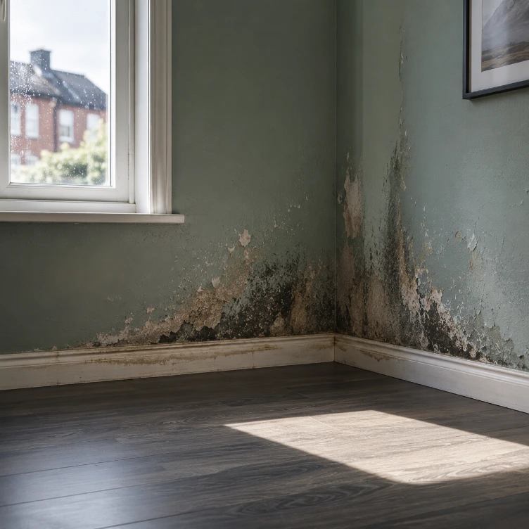 Dry protected basement space after professional tanking waterproofing in Nottingham
